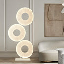 Modern fabric Iris LED chandelier for hotel decor