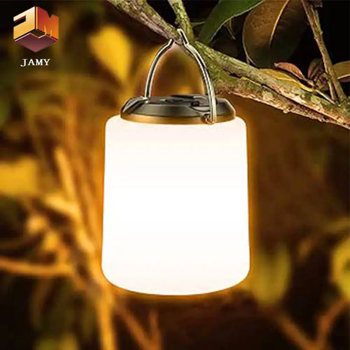 Usb rechargeable lamp for camping and outdoor activities