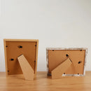 Wooden hanging photo frame with plexiglass for photo display