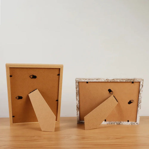 Wooden hanging photo frame with plexiglass for photo display - vue 3 sur 10