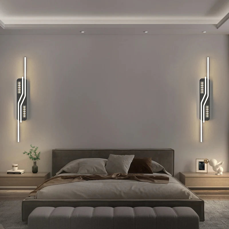 Simple modern nordic wall light for the home - vue 5 sur 12