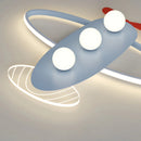 Modern airplane LED ceiling light for children's room