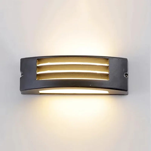 modern waterproof LED wall light for indoor and outdoor use - vue 7 sur 8