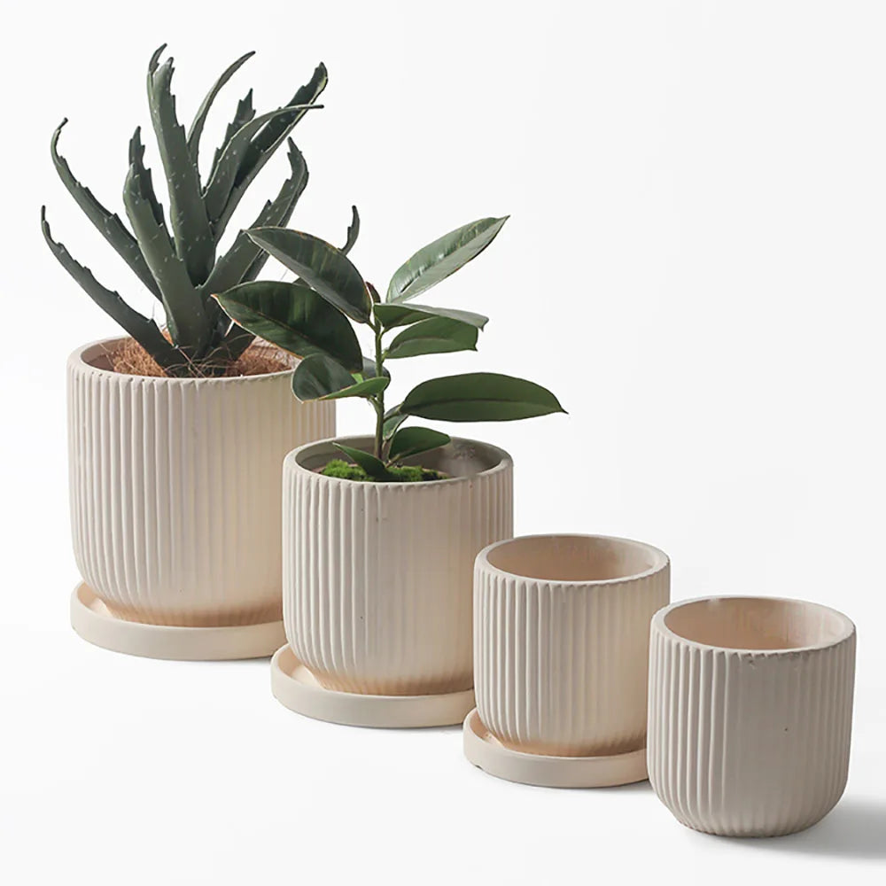 Creative decorative and practical silicone mould for flower pots