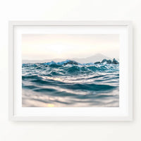 Ocean waves seascape photography poster wall decoration