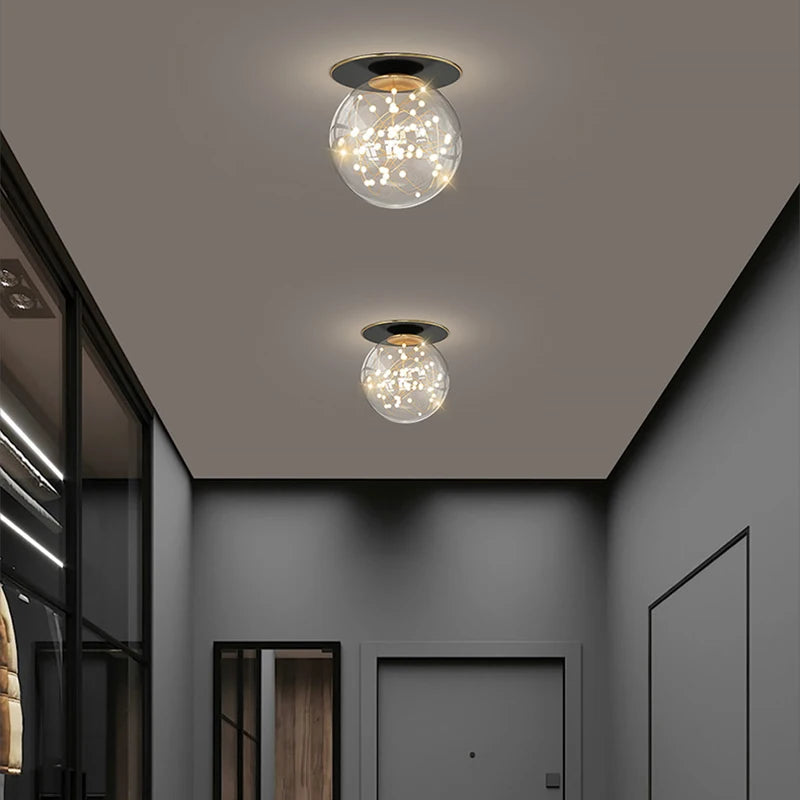 Nordic LED ceiling light for living room, dining area, bedroom, corridor or cloakroom - vue 4 sur 16