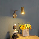Led wall light with 360 degree rotatable iron design