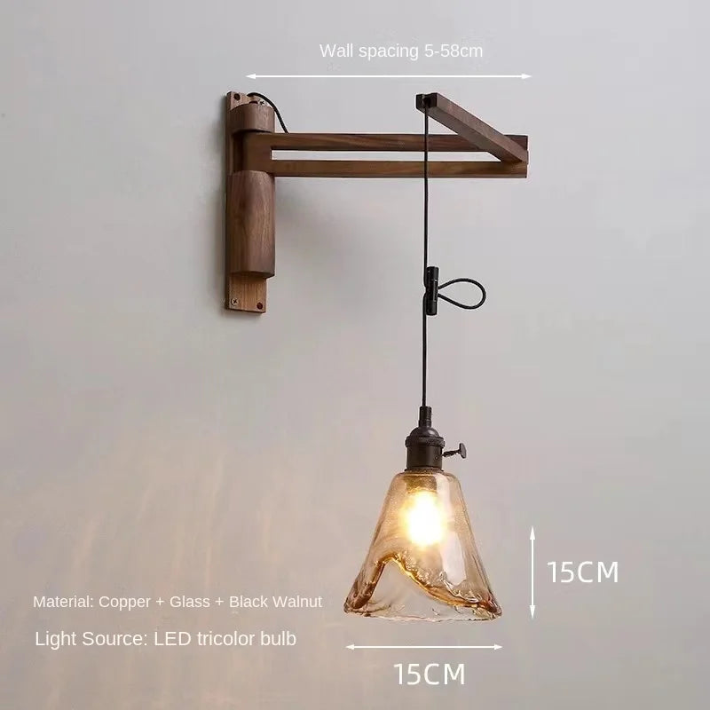 Elegant extendable copper wall light for multiple spaces - vue 22 sur 23
