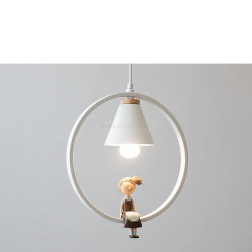 Modern Nordic pendant light with LED bird pendant - vue 16 sur 16