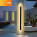 Modern waterproof LED outdoor wall light long strip