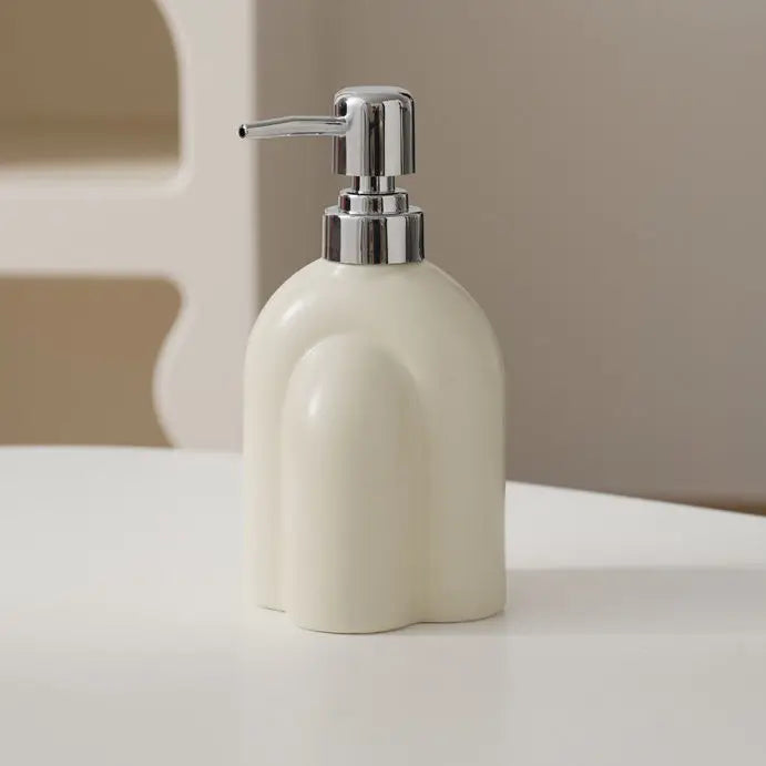 Portable ceramic soap dispenser for shampoo and water - vue 15 sur 21