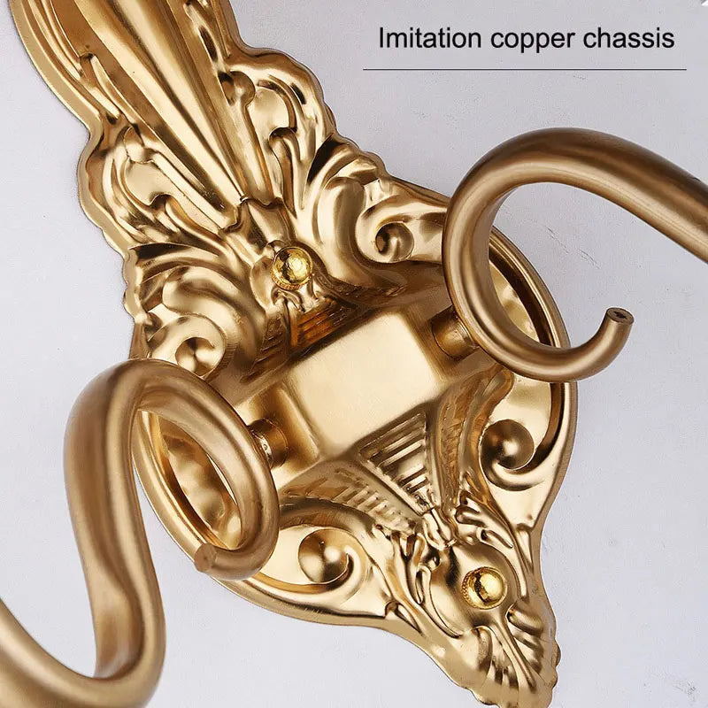 European style fabric wall light for reading - vue 7 sur 7
