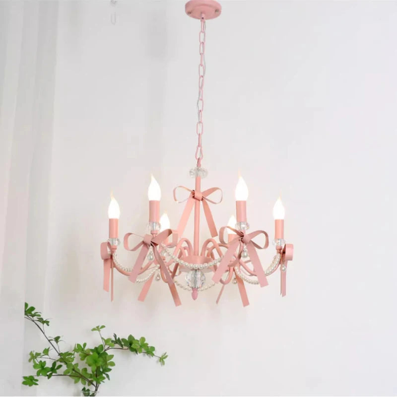 Cute romantic chandelier for children's room lighting decor - vue 4 sur 8