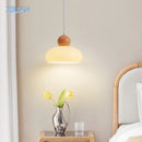 French art glass LED pendant lamp e27 bauhaus