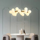Romantic glass 25-head pendant light