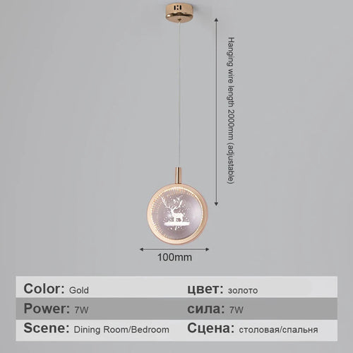 Luxury crystal pendant light for modern interior decor - vue 9 sur 10