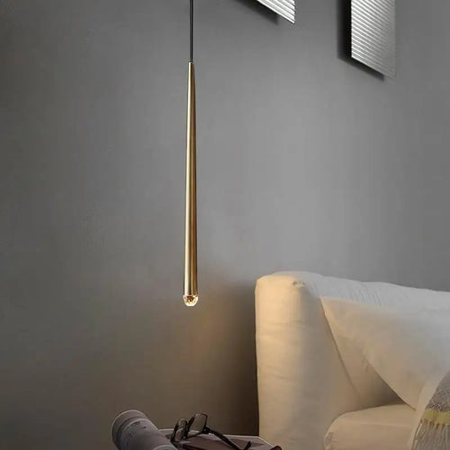 Nordic retro copper pendant light for villa - vue 2 sur 20