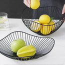 Multi-size iron fruit basket for versatile storage