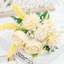 Silk peony bridal bouquets floral decorations for weddings