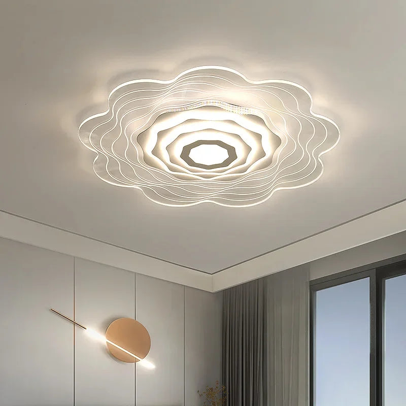 Modern acrylic LED ceiling light for elegant interiors