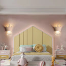 Luxury princess crystal wall lamp pendant bedside light