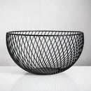 stackable metal fruit basket for storage and serving