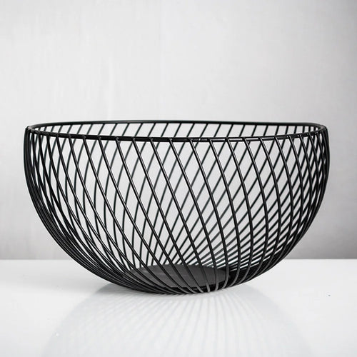 stackable metal fruit basket for storage and serving - vue 2 sur 7