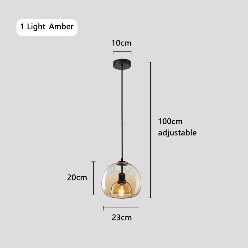 suspension led industrielles à 3 lumières - vue 12 sur 16