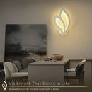 Modern LED leaf wall light for indoor lighting