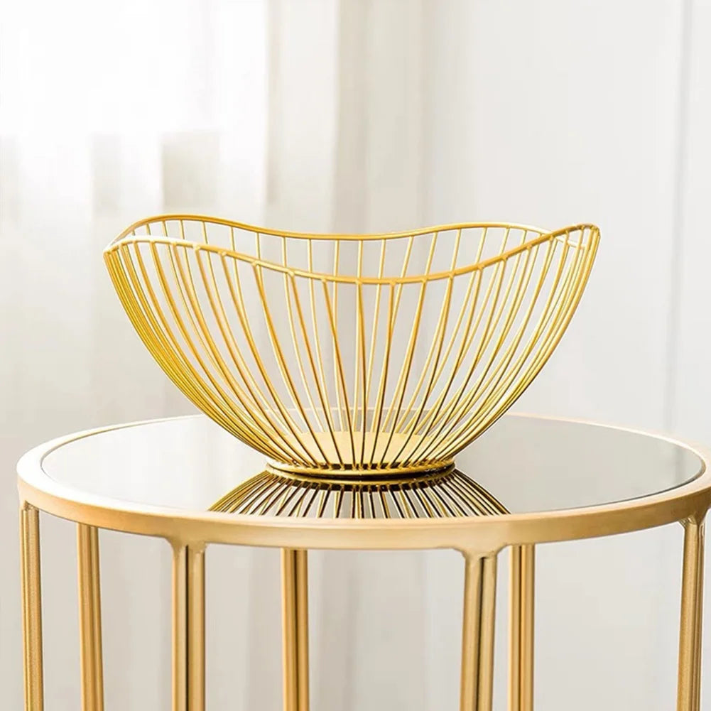 Multi-size iron fruit basket for versatile storage - vue 6 sur 14