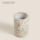 natural marble and travertine bathroom set