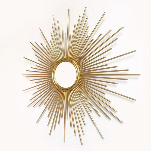 decorative metal mirror with sunglasses for interior decoration - vue 4 sur 7