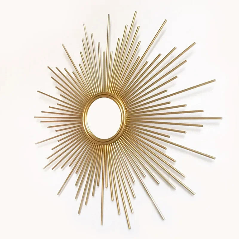 decorative metal mirror with sunglasses for interior decoration - vue 3 sur 7