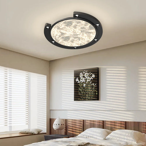 Minimalist LED ceiling light eye protection modern indoor lighting - vue 6 sur 12