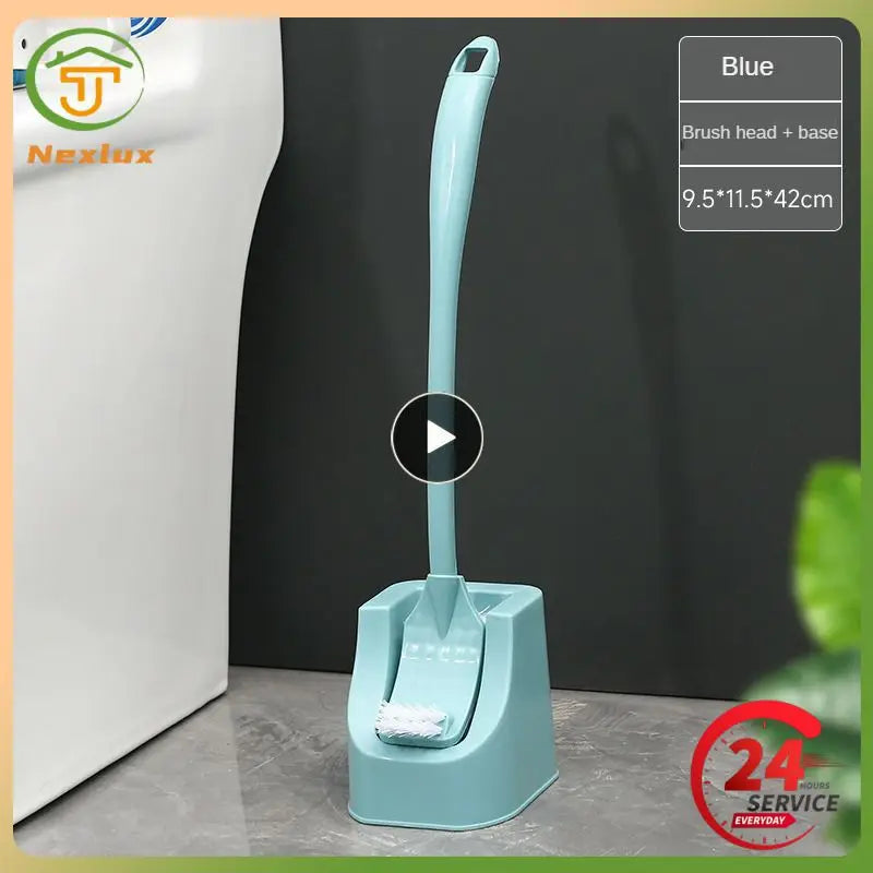 Double-sided toilet brush for effective cleaning