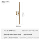 Minimalist luxury Spanish marble wall light