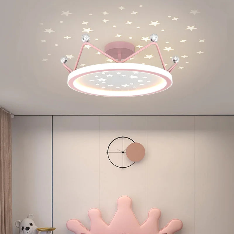 Modern minimalist ceiling light for children's room decor