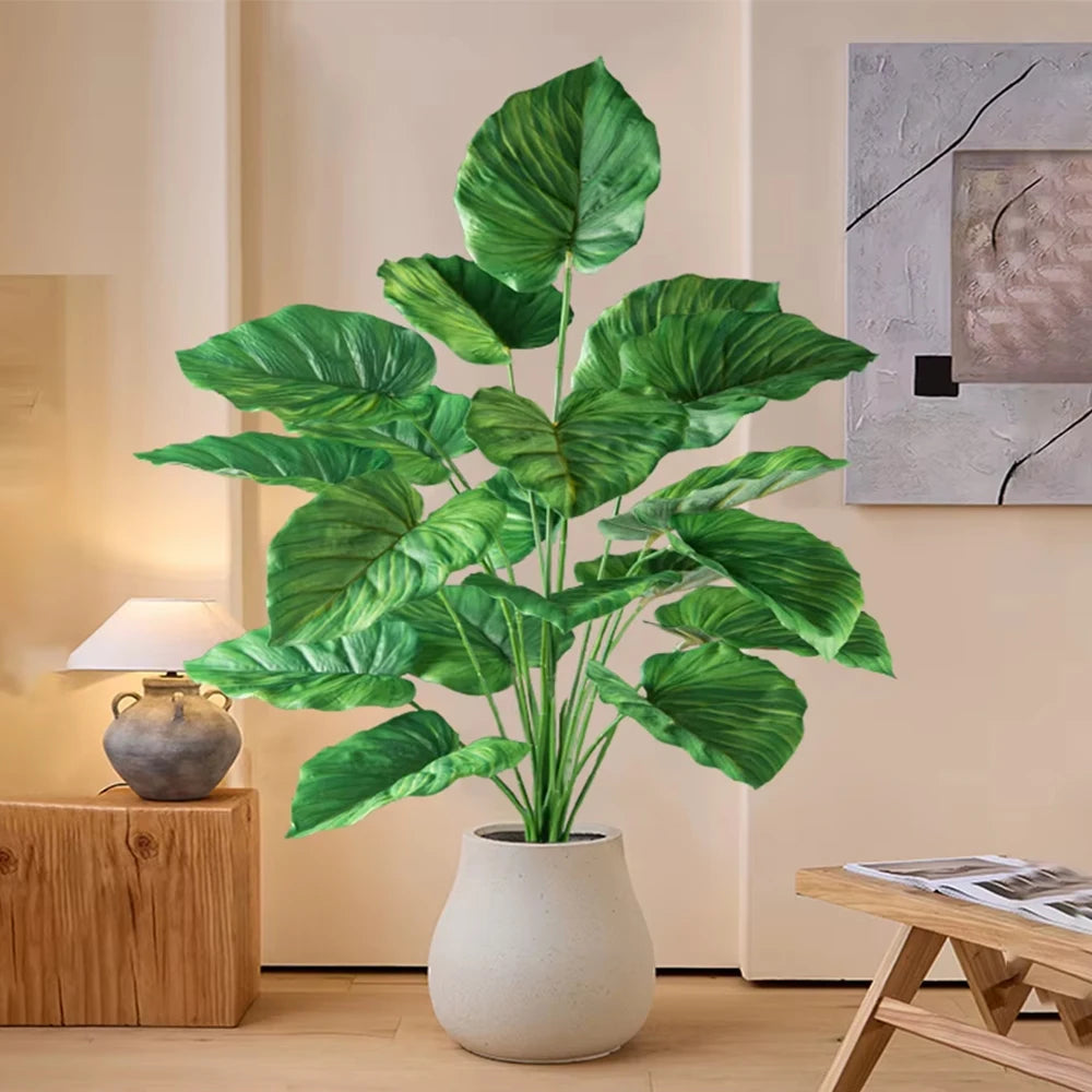 Artificial palm tree large monstera plant decorations for home and events
