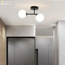 Led ceiling light nordic sphere for bedroom, living room, hallway decor