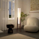 Korean style wooden LED floor lamp