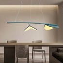 Modern decorative apricot leaf LED lamp for interiors