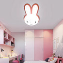Nordic design LED bunny ceiling light decorative indoor fixture