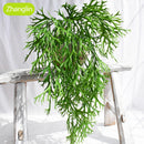 Artificial succulent plants for festive wall decoration