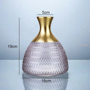 decorative glass vase for modern floral arrangements