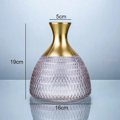 decorative glass vase for modern floral arrangements - vue 14 sur 16