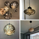 Nordic glass star chandelier for modern decor
