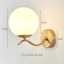 Luxury glass art deco wall light for indoor use