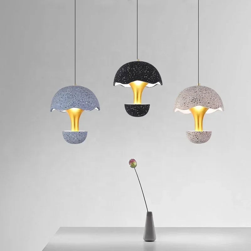 Modern aluminium LED ceiling light for creative interior decor - vue 3 sur 8