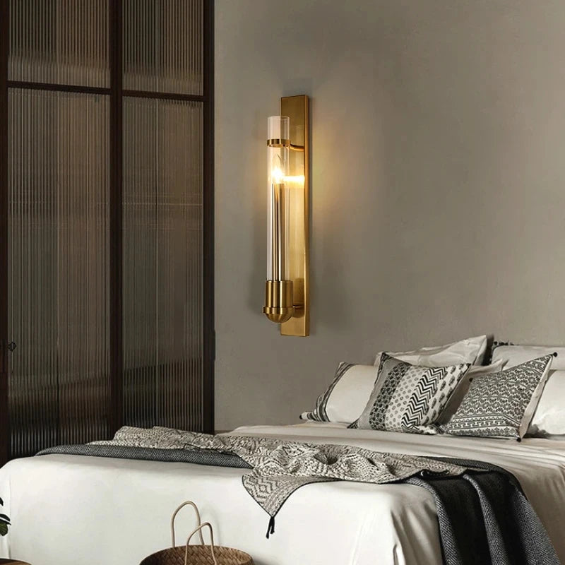 Modern American style gold wall light