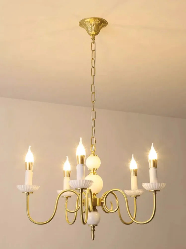 Copper chandelier modern and classic industrial lighting